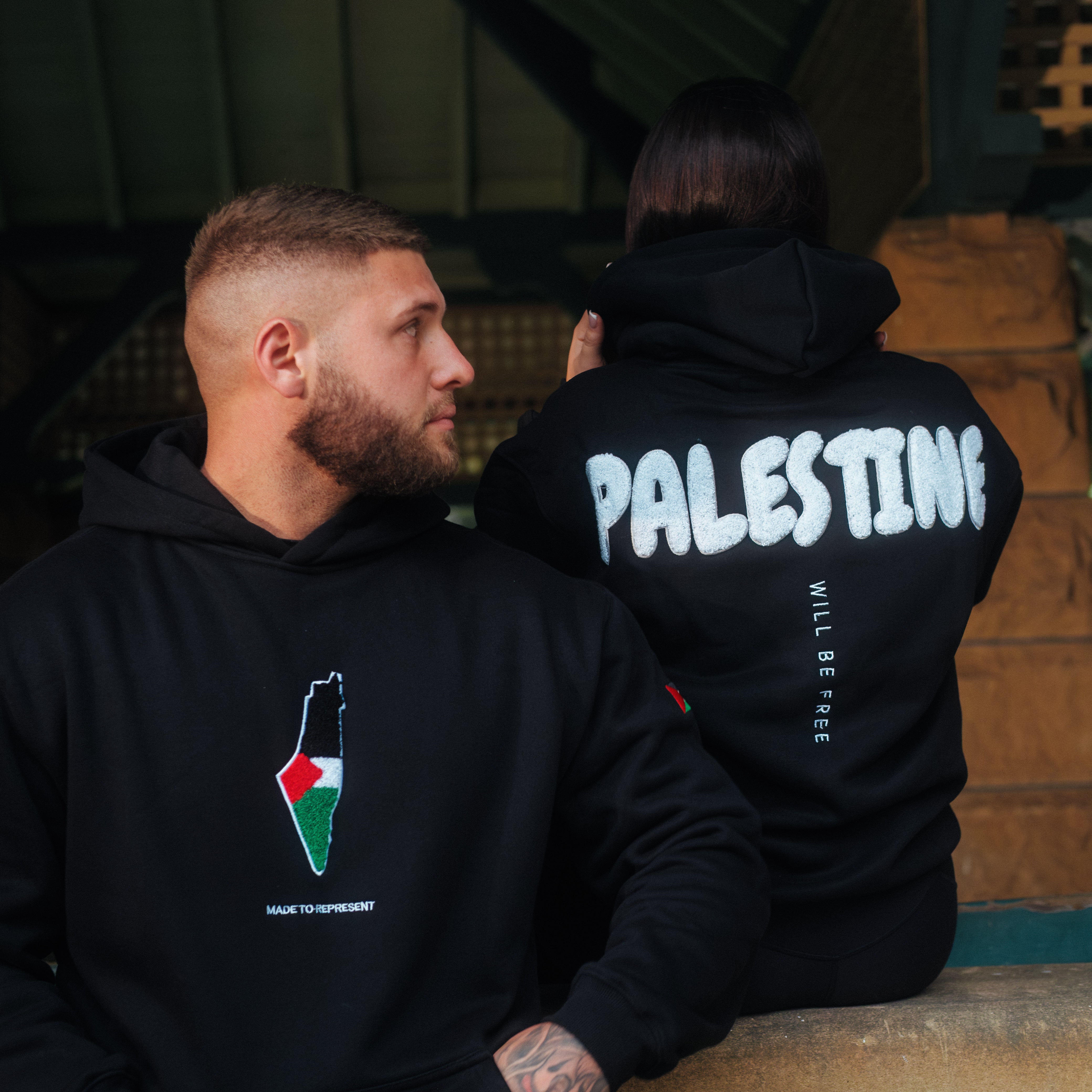 FREEDOM HOODIE - PALESTINE X HERITAGE